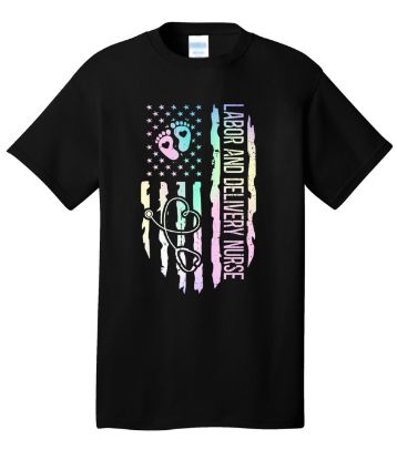 Picture of Pastel American Flag Tee