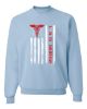 Picture of L&D Vertical American Flag Crewneck Sweatshirt