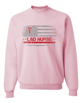 Picture of L&D American Flag Crewneck Sweatshirt