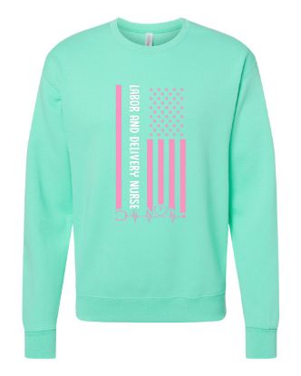 Picture of Pink Flag Crewneck Sweatshirt